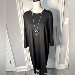 J Jill Black Sheath Dress